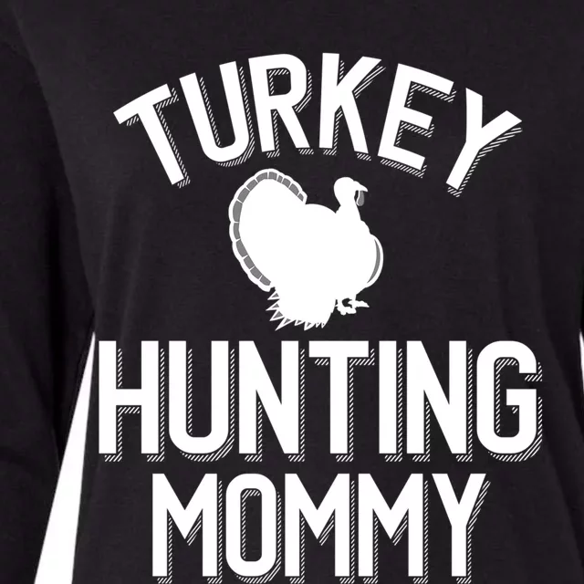 Turkey Hunting Mommy Cool Turkey Hunting Family Gift Womens Cotton Relaxed Long Sleeve T-Shirt