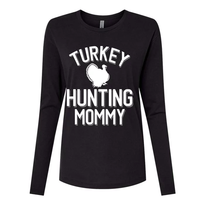 Turkey Hunting Mommy Cool Turkey Hunting Family Gift Womens Cotton Relaxed Long Sleeve T-Shirt