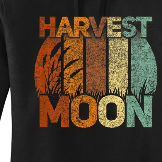 Timeless Harvest Moon Autumn T For Happy Fall Women's Pullover Hoodie