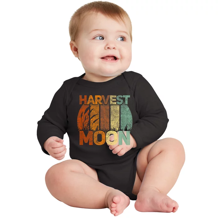 Timeless Harvest Moon Autumn T For Happy Fall Baby Long Sleeve Bodysuit