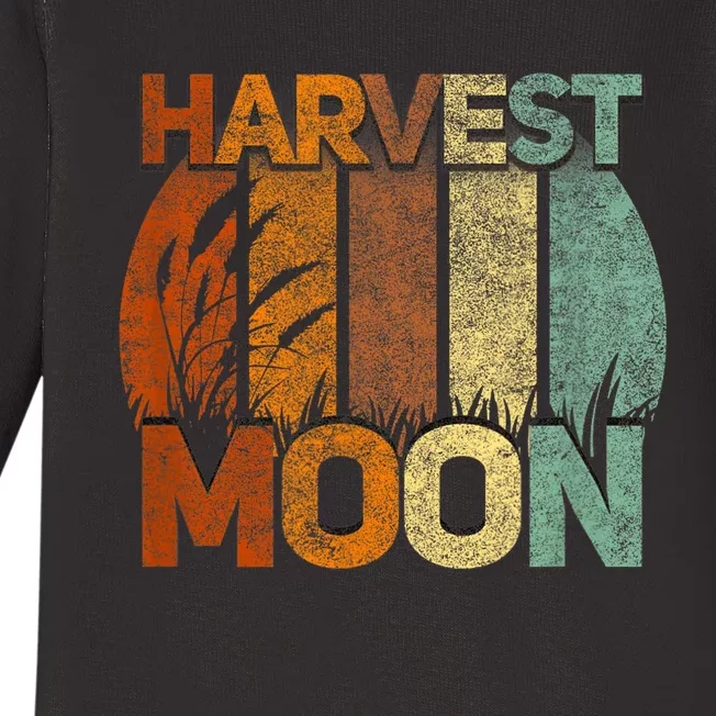 Timeless Harvest Moon Autumn T For Happy Fall Baby Long Sleeve Bodysuit