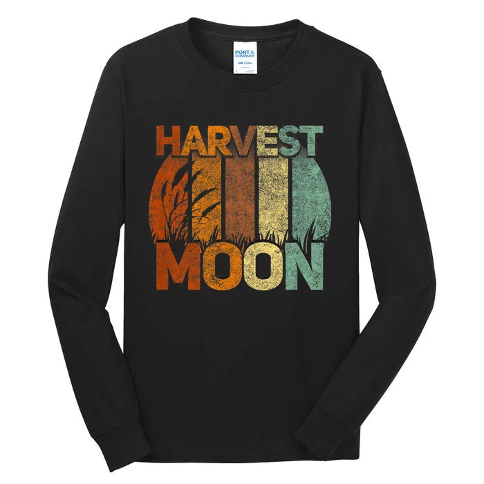 Timeless Harvest Moon Autumn T For Happy Fall Tall Long Sleeve T-Shirt