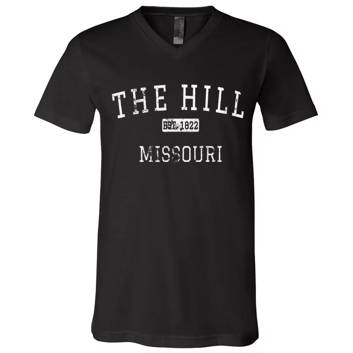 The Hill Missouri St. Louis Mo Vintage V-Neck T-Shirt