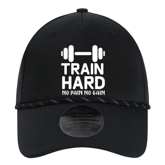 Train Hard No Pain No Gain Gift Motivational Gym Workout Gift Performance The Dyno Cap