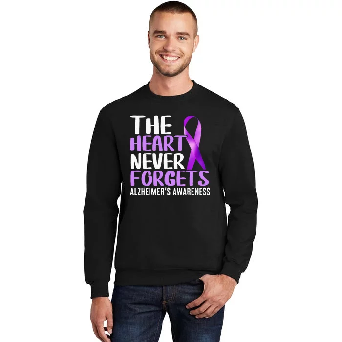 The Heart Never Forgets Alzheimer´s Awareness Sweatshirt