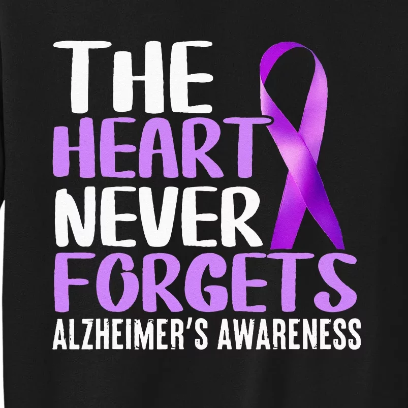 The Heart Never Forgets Alzheimer´s Awareness Sweatshirt