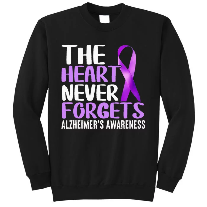 The Heart Never Forgets Alzheimer´s Awareness Sweatshirt