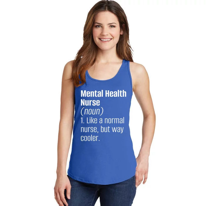 Tal Health Nurse Psychology Clinic Hospital Psych Nurse Gift Ladies Essential Tank