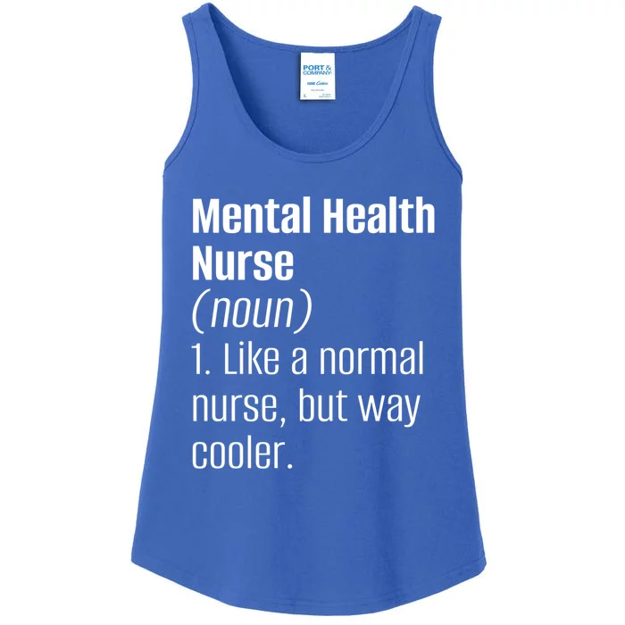 Tal Health Nurse Psychology Clinic Hospital Psych Nurse Gift Ladies Essential Tank