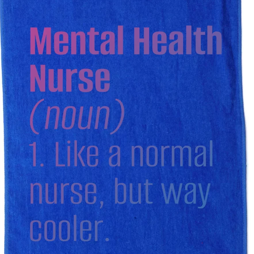 Tal Health Nurse Psychology Clinic Hospital Psych Nurse Gift Platinum Collection Golf Towel