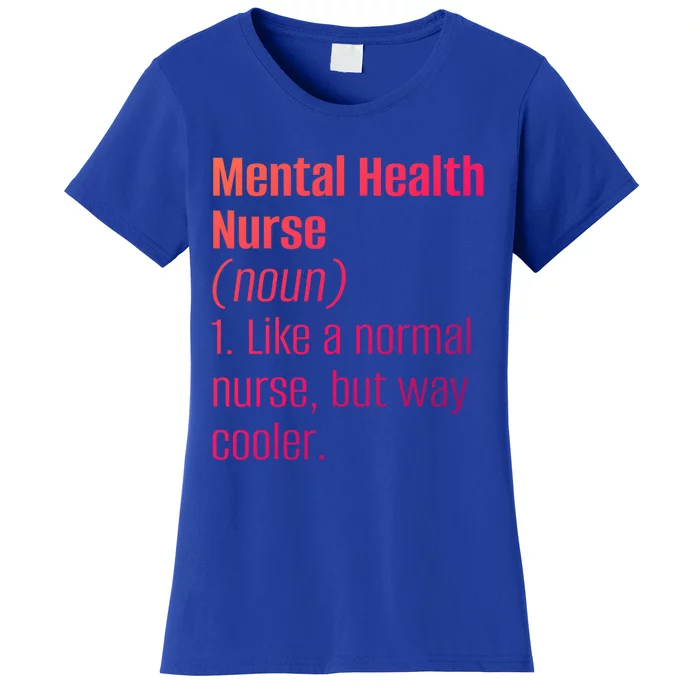 Tal Health Nurse Psychology Clinic Hospital Psych Nurse Gift Women's T-Shirt