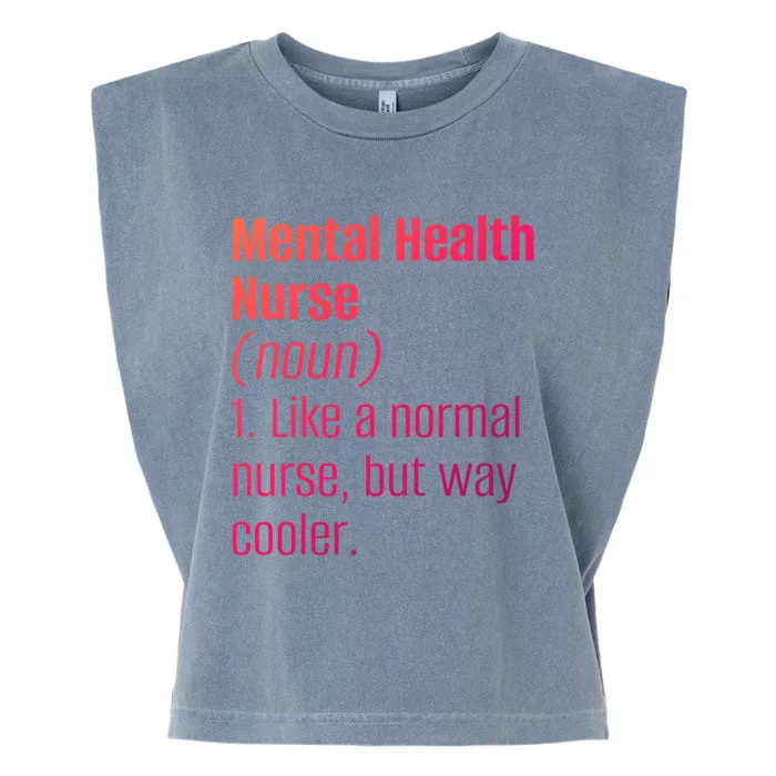 Tal Health Nurse Psychology Clinic Hospital Psych Nurse Gift Garment-Dyed Women's Muscle Tee