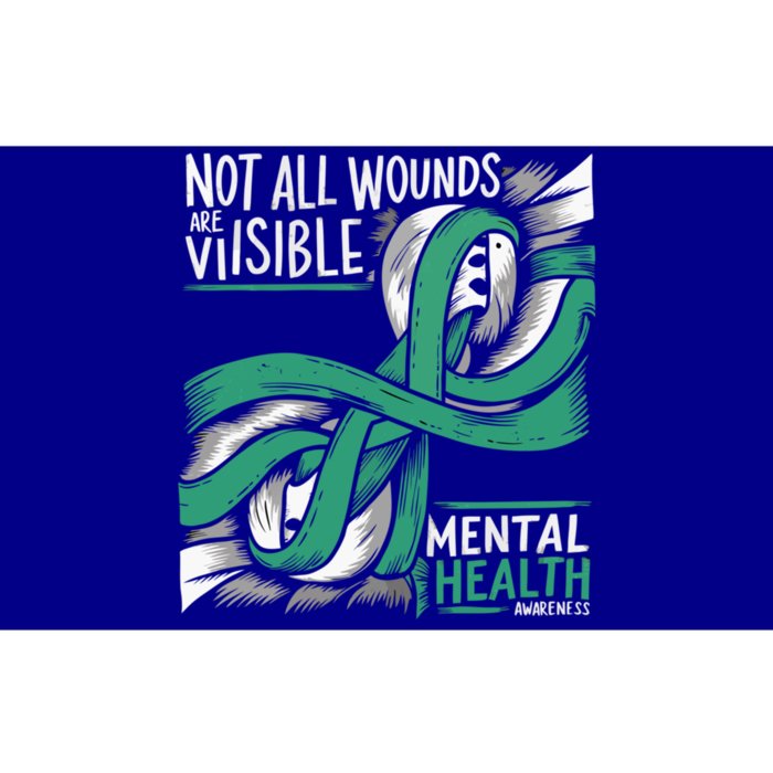 Tal Health Not All Wounds Visible Tal Health Awareness Gift Bumper Sticker