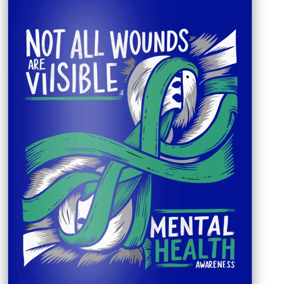 Tal Health Not All Wounds Visible Tal Health Awareness Gift Poster