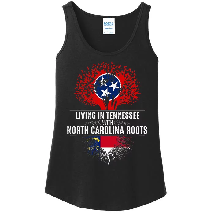 Tennessee Home North Carolina Roots State Tree Gift Ladies Essential Tank