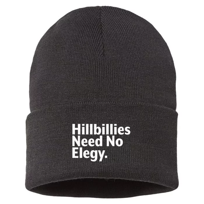 The Hillbillies Need No Elegy Sustainable Knit Beanie