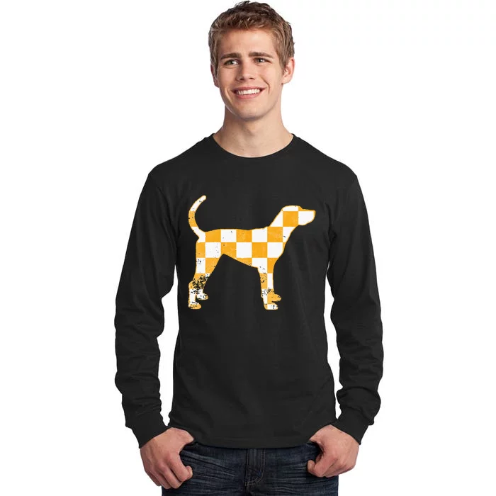 Tennessee Hound Orange White Vintage Dog Fan Game Tall Long Sleeve T-Shirt