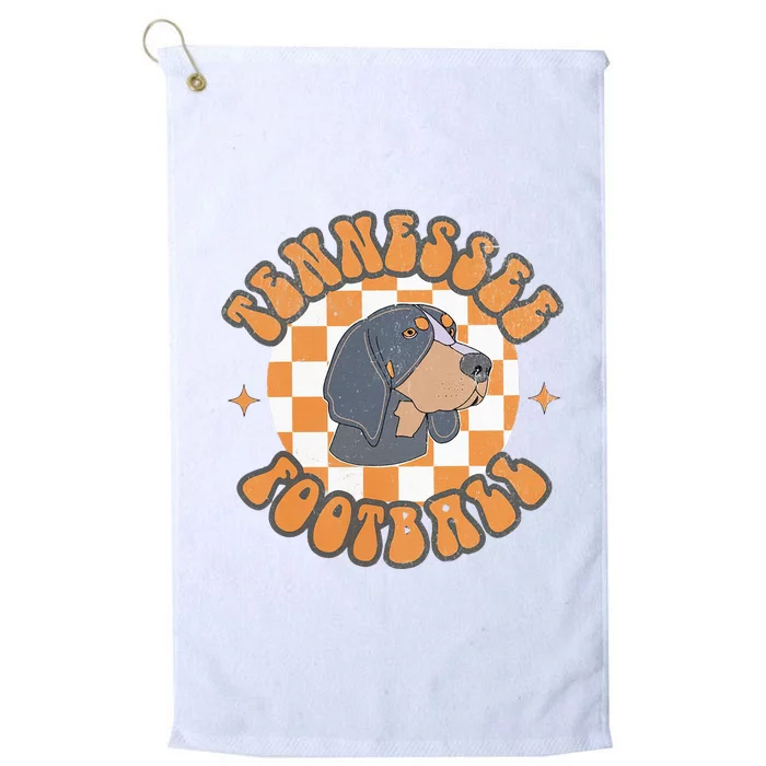 Tennessee Hound Orange White Vintage Dog Fan Game Platinum Collection Golf Towel