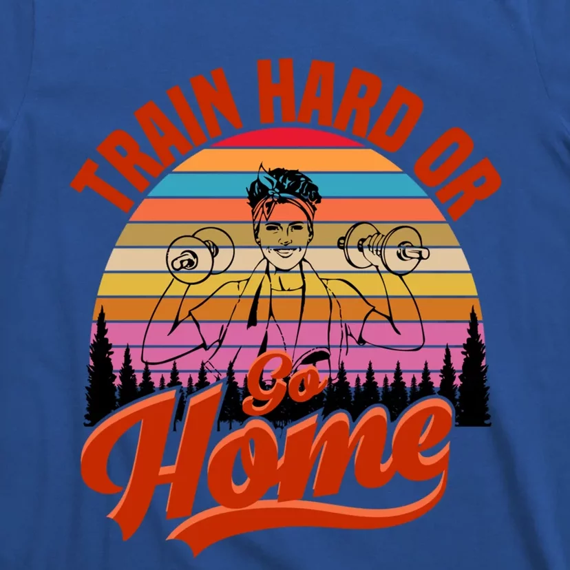 Train Hard Or Go Home No Pain No Gain Cute Gift Cute Gift T-Shirt