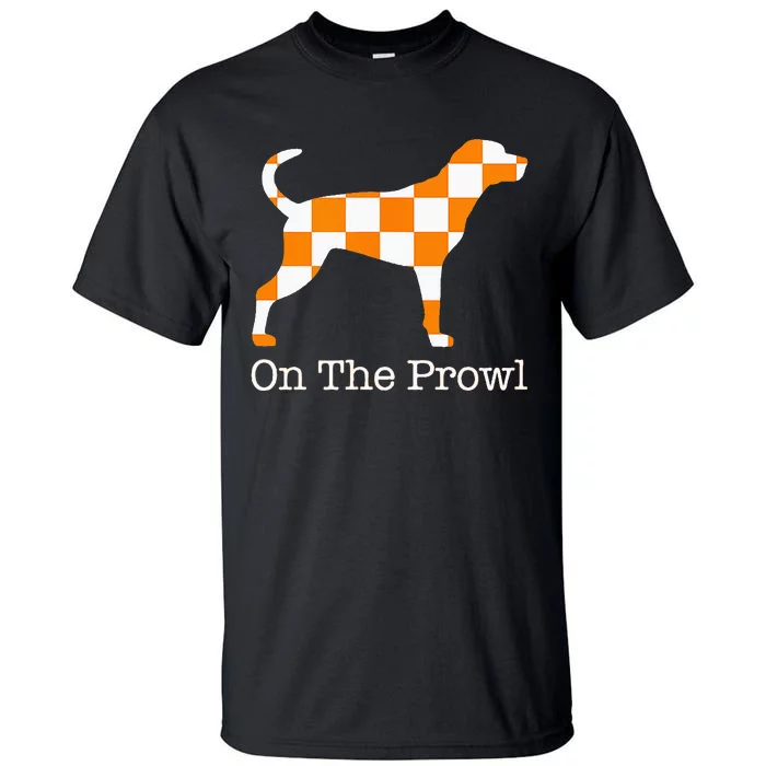 Tennessee Hound On The Prowl Vol Dog Knoxville Fan Game Gift Tall T-Shirt