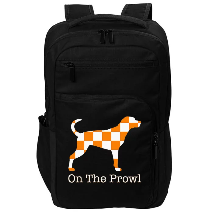 Tennessee Hound On The Prowl Vol Dog Knoxville Fan Game Gift Impact Tech Backpack