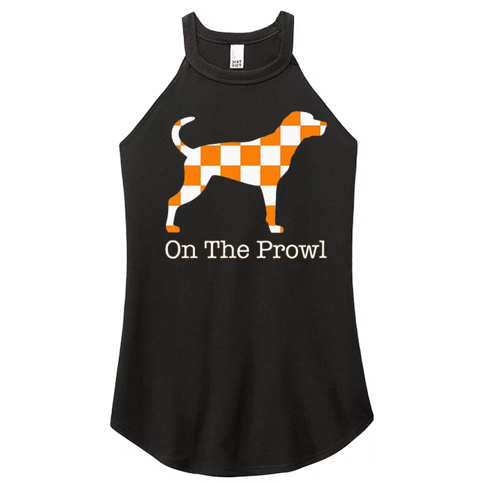 Tennessee Hound On The Prowl Vol Dog Knoxville Fan Game Gift Women’s Perfect Tri Rocker Tank