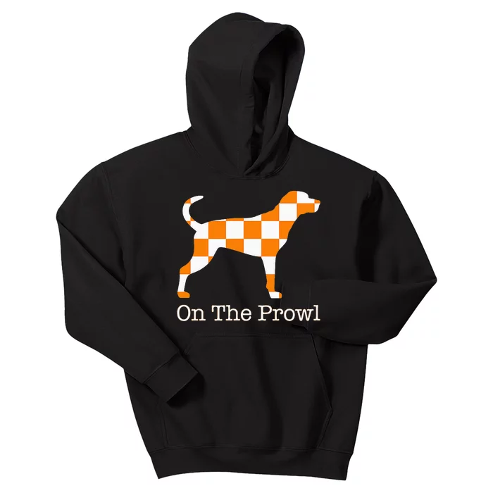 Tennessee Hound On The Prowl Vol Dog Knoxville Fan Game Gift Kids Hoodie