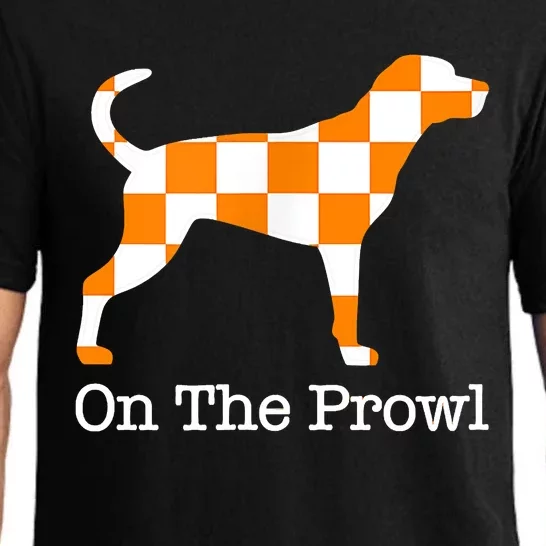 Tennessee Hound On The Prowl Vol Dog Knoxville Fan Game Gift Pajama Set