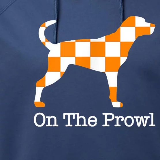 Tennessee Hound On The Prowl Vol Dog Knoxville Fan Game Gift Performance Fleece Hoodie