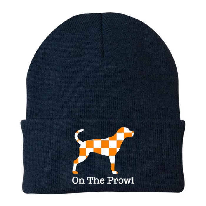 Tennessee Hound On The Prowl Vol Dog Knoxville Fan Game Gift Knit Cap Winter Beanie