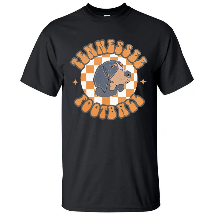 Tennessee Hound Orange White Vintage Dog Fan Game Tall T-Shirt