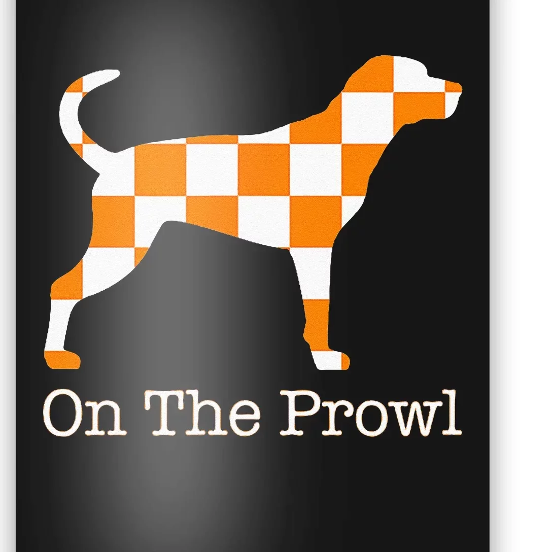 Tennessee Hound On The Prowl Vol Dog Knoxville Fan Game Gift Poster