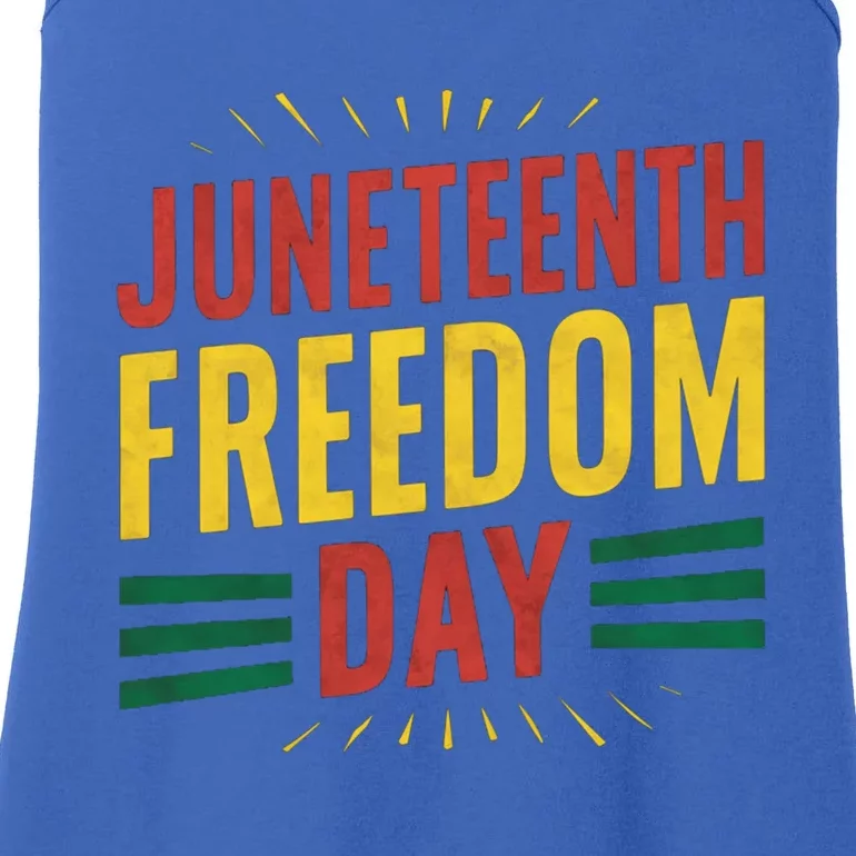 The History Of Junenth Afircan Freedom Day Junenth Sh Gift Ladies Essential Tank