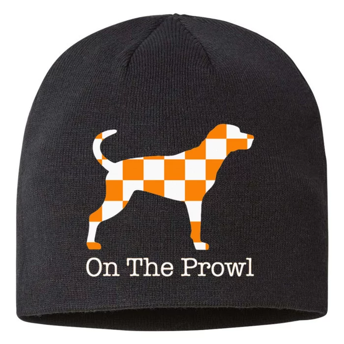 Tennessee Hound On The Prowl Vol Dog Knoxville Fan Game Gift 8 1/2in Sustainable Knit Beanie