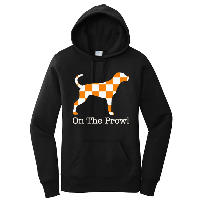 Tennessee Hound On The Prowl Vol Dog Knoxville Fan Game Gift Women's Pullover Hoodie