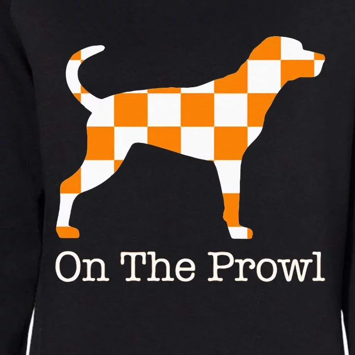 Tennessee Hound On The Prowl Vol Dog Knoxville Fan Game Gift Womens California Wash Sweatshirt