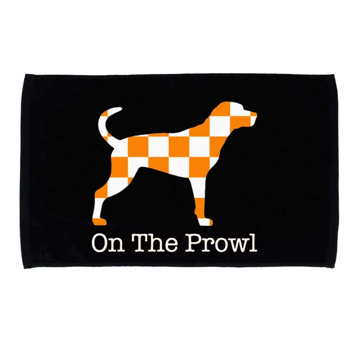 Tennessee Hound On The Prowl Vol Dog Knoxville Fan Game Gift Microfiber Hand Towel