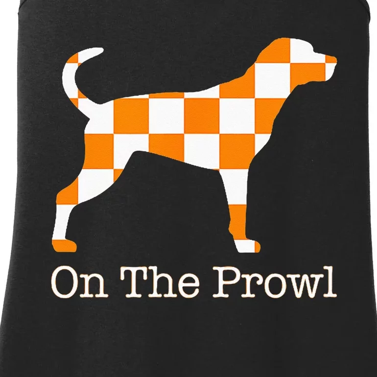 Tennessee Hound On The Prowl Vol Dog Knoxville Fan Game Gift Ladies Essential Tank