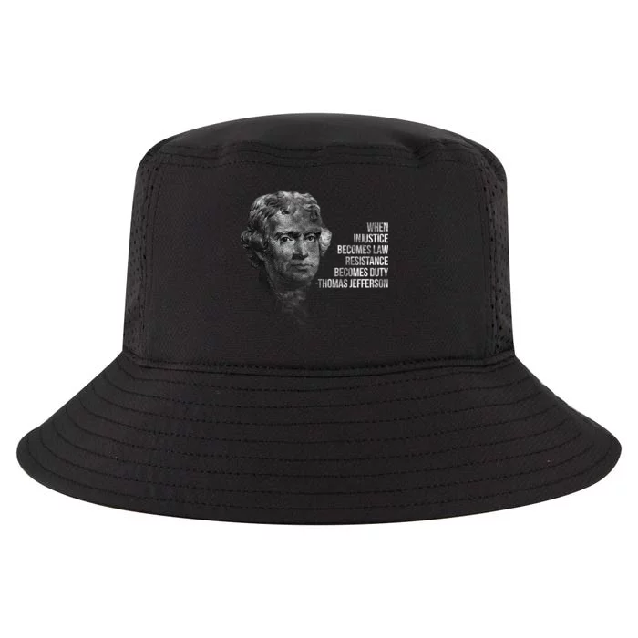 Thomas Jefferson Quote Cool Comfort Performance Bucket Hat