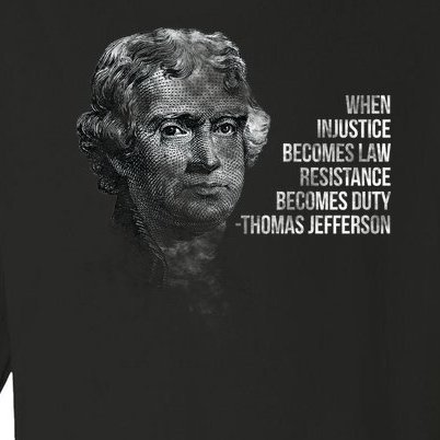 Thomas Jefferson Quote Toddler Long Sleeve Shirt
