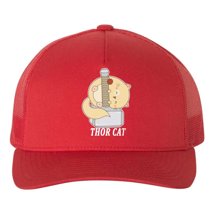 Thor Cat Yupoong Adult 5-Panel Trucker Hat