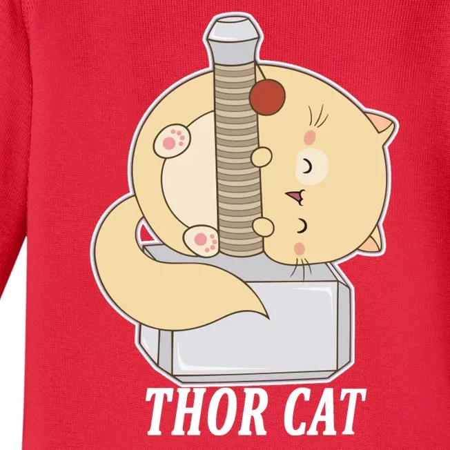 Thor Cat Baby Long Sleeve Bodysuit