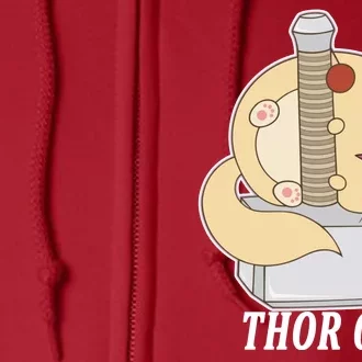 Thor Cat Full Zip Hoodie