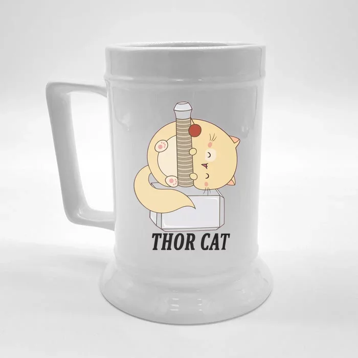 Thor Cat Front & Back Beer Stein