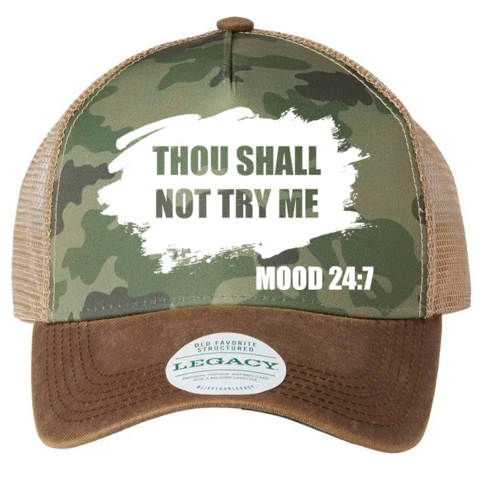 Thou Shall Not Try Me Legacy Tie Dye Trucker Hat