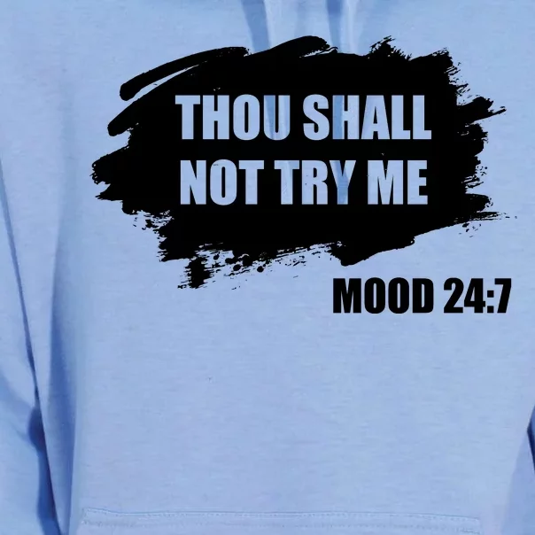 Thou Shall Not Try Me Unisex Surf Hoodie