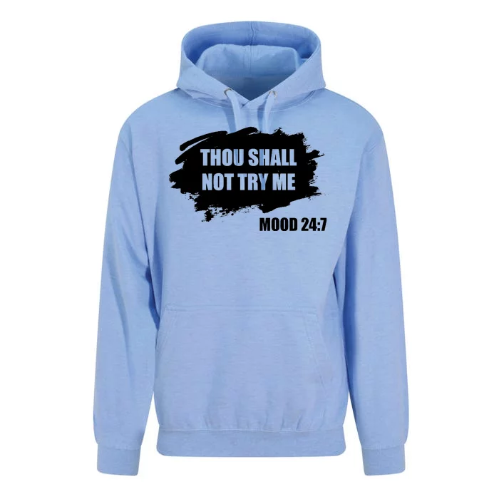 Thou Shall Not Try Me Unisex Surf Hoodie