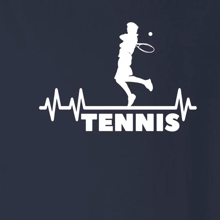 Tennis Heartbeat Pulse Tennis Player Athlete Toddler Long Sleeve Shirt