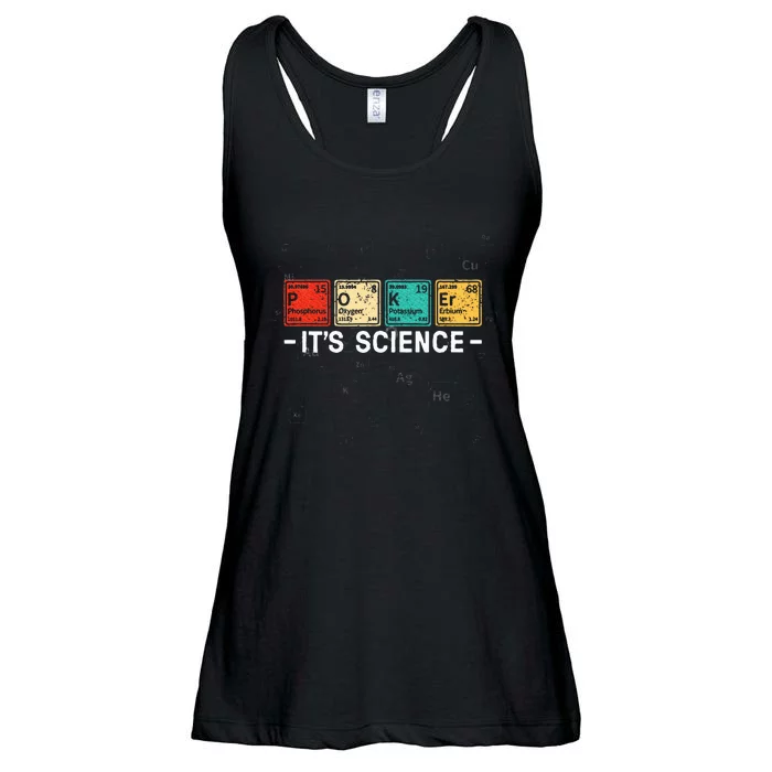 Texas HoldEm Poker ItS Science Funny Poker Player Ladies Essential Flowy Tank