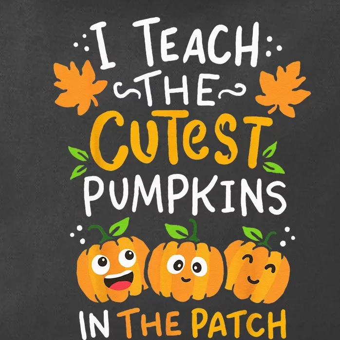 Teacher Halloween Pre K Teacher Kindergarten Cutest Pumpkins Zip Tote Bag